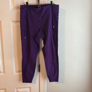 Athleta Rainier Tight Leggings in Deep Purple